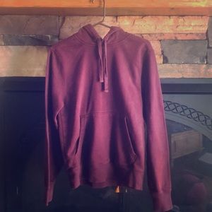 Simple Burgundy Champion Hoodie